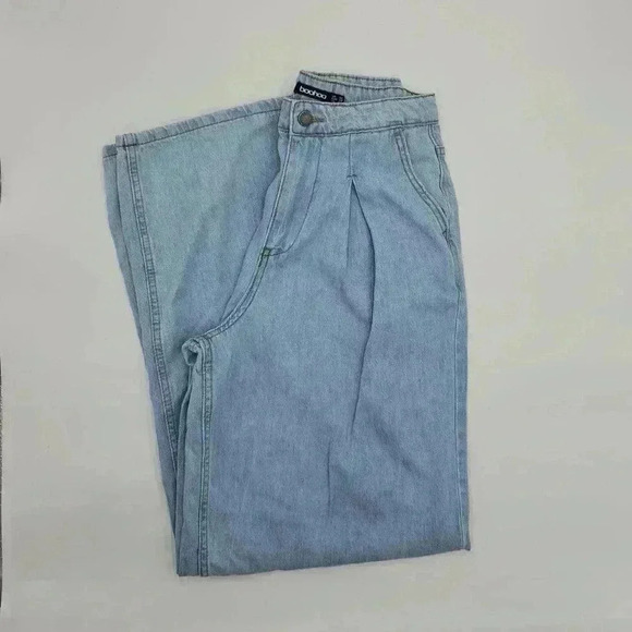Boohoo Women's Size 6 Wide Leg Jeans - Picture 4 of 10